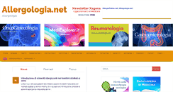 Desktop Screenshot of allergologia.net