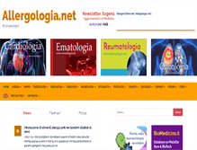 Tablet Screenshot of allergologia.net